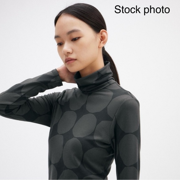 NEW UNIQLO MARIMEKKO HEATTECH TURTLENECK - Picture 3 of 8